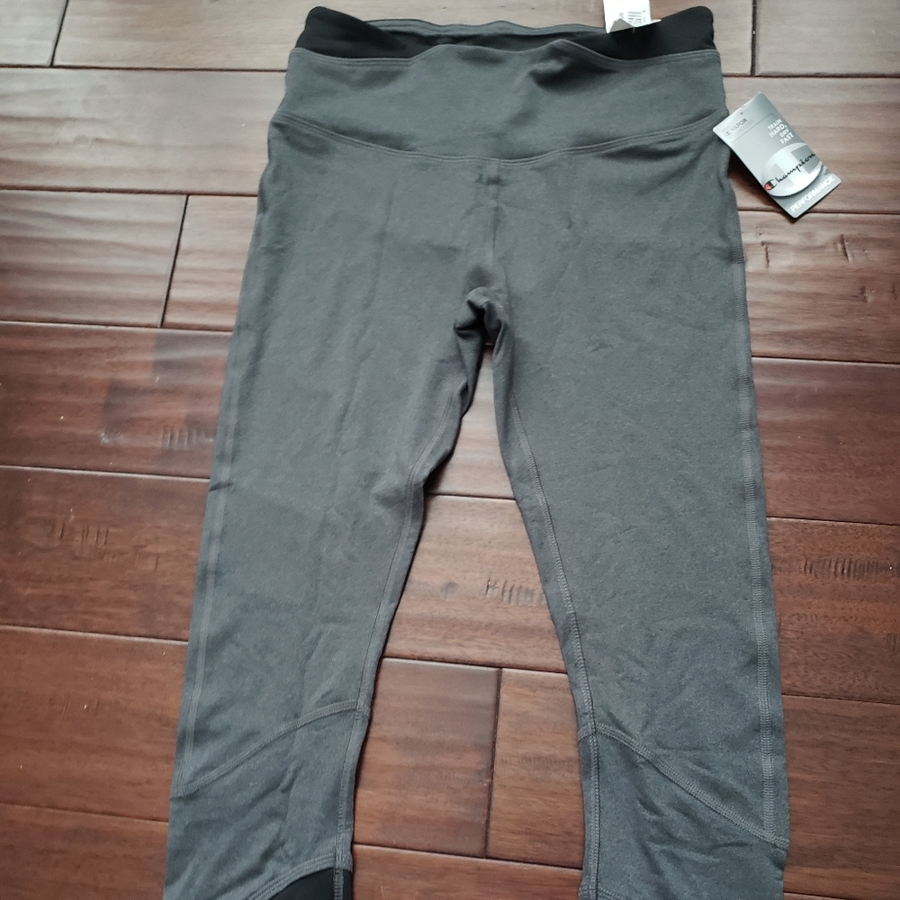 NWT Gray & Black Champion Leggings